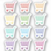 食料品買い物日 スケジュール帳 Bujo プランナー カレンダー シール (正面)