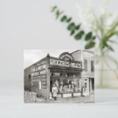 食料品・肉市場， 1916 ポストカード (スタンド正面)