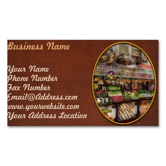 食料品 – Edward Neumann生産セクション1905 マグネット名刺 (正面)