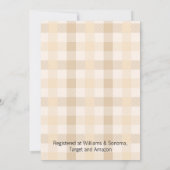 食料庫を満たそう、キッチン ブライダルシャワーの招待状 招待状 (裏面)