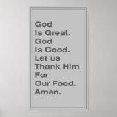 食料恵み ポスター (正面)