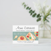 食料調達する健康な食糧 名刺 (スタンド正面)