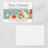 食料調達する健康な食糧 名刺 (正面/裏面)