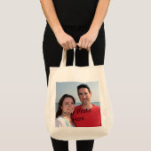 食料雑貨のトートバックのあなたの写真 トートバッグ (正面(商品))