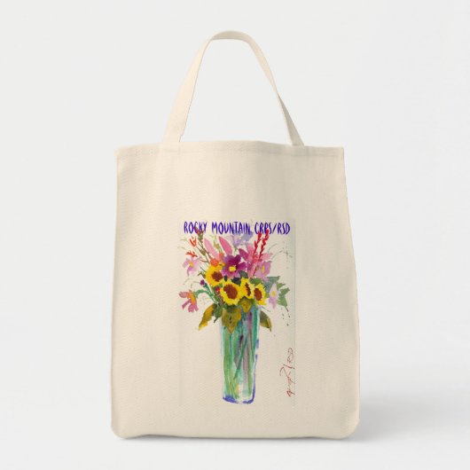 食料雑貨のトート トートバッグ (正面)