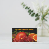 食料雑貨品店 名刺 (スタンド正面)