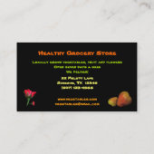 食料雑貨品店 名刺 (裏面)