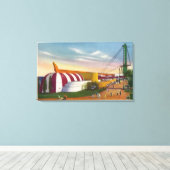 食料・農業ビルの外観 キャンバスプリント (インサイチュ (ウッドフロア))