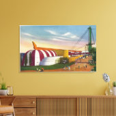 食料・農業ビルの外観 キャンバスプリント (インサイチュ (リビング))