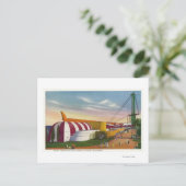 食料・農業ビルの外観 ポストカード (スタンド正面)