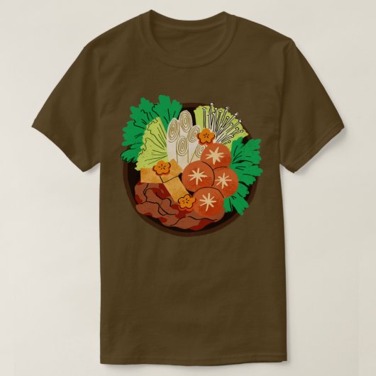 食日本のべ物10 Tシャツ (デザイン正面)