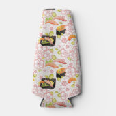 食日本のべ物：すし柄2 ボトルクーラー (正面)