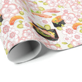 食日本のべ物：すし柄2 ラッピングペーパー (ロールコーナー)