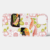 食日本のべ物:すし柄2 Case-Mate iPhoneケース (裏面 (横))