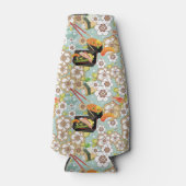 食日本のべ物：すし柄4 ボトルクーラー (正面)