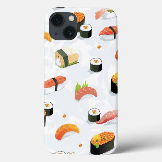 食日本のべ物:すし柄 Case-Mate iPhoneケース (裏面)