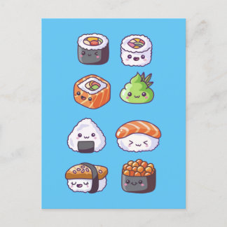 食日本の品寿司転が ポストカード