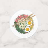 食日本の品豚肉ラーメン麺スープグルメ コンフェッティ (スモール正面)