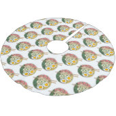 食日本の品豚肉ラーメン麺スープグルメ ブラッシュドポリエステルツリースカート (アングル)