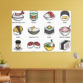 食日本の品 キャンバスプリント (インサイチュ (リビング))