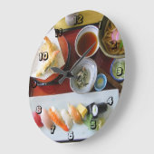 食日本の品 ラージ壁時計 (傾斜)