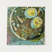 食日本の好き タペストリー (正面(横))