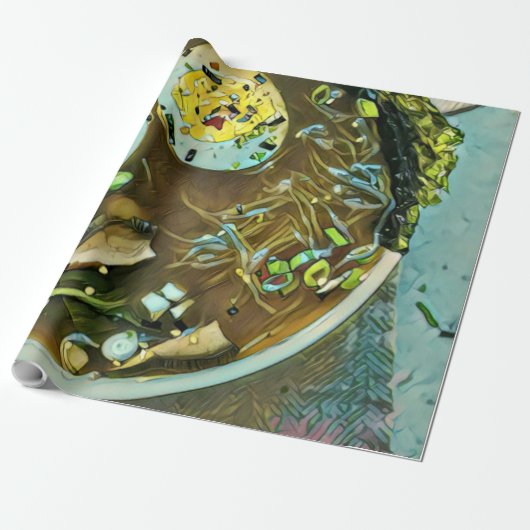 食日本の好き ラッピングペーパー (アンロールド)