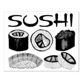 食日本の店すし転がに握りマグログルメ ラバースタンプ (インプリント)