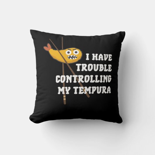 食日本の物天ぷら箸 クッション (正面)