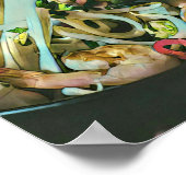 食日本の物好きのギフト ポスター (角)