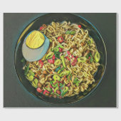 食日本の物好きの芸術 ラッピングペーパー (フラット)