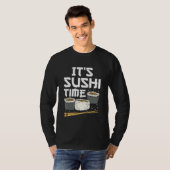 食日本の転が食しすし時間 Tシャツ (正面フル)
