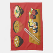食日本の食キッチンタオル16" x 24" キッチンタオル (縦)