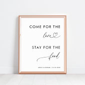 食来品ハートのサインに対す結婚る愛 ポスター