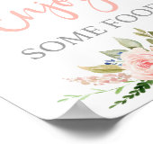 食楽しむ品の性別開示 ポスター (角)