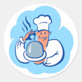 食欲よ！ ラウンドシール (正面)