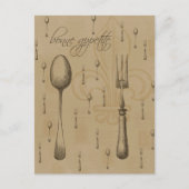 食欲をそそる ポストカード (正面)