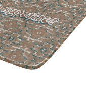 食欲を持て!抽象芸術アースカモフラージブラウン カッティングボード (角)