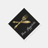 食欲包丁のビジネス スタンダードカクテルナプキン (角)