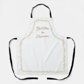 食洗機に神の祝福を - カスタマイズ可能 エプロン (正面)