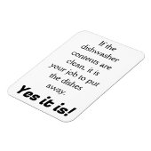 食洗機は？お前の仕事だ！ マグネット (左側)