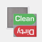 食洗機クリーンまたはダーティ記号 マグネット (正面/裏面)