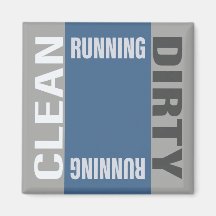 食洗機クリーンダーティランニングーモダンズブルーグレー