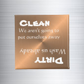 食洗機クリーン汚おもしろいれ磁石銅金属 マグネット