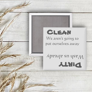 食洗機クリーン汚れおもしろい磁石 マグネット