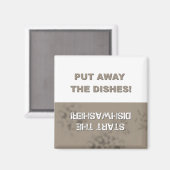 食洗機クリーン/ダーティ マグネット (正面/裏面)