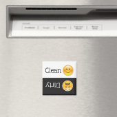 食洗機クリーン/汚れ絵文字マグネット マグネット (インサイチュ (食洗機))