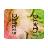 食洗機マグネット猫ダーティ マグネット (横)