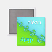 食洗機マグネット – クリーンまたはダーティ? マグネット (正面/裏面)