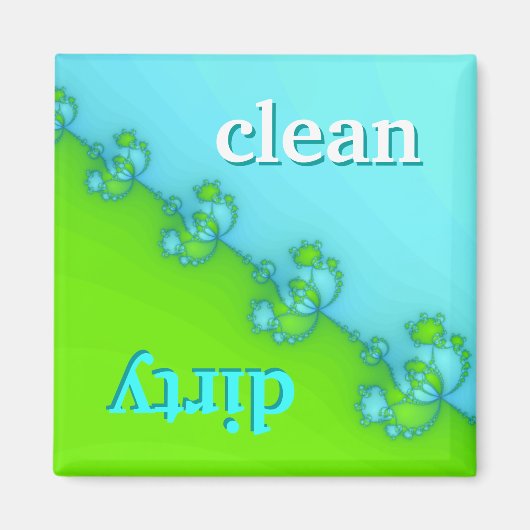 食洗機マグネット – クリーンまたはダーティ? マグネット (正面)